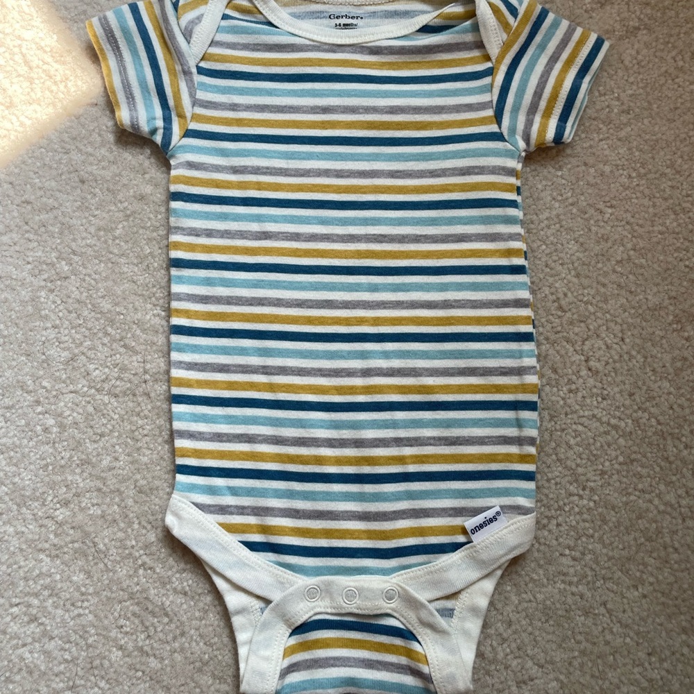 Carter's Multicolor Striped Baby Bodysuit